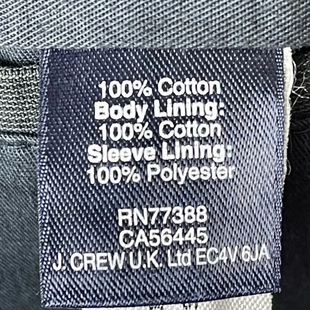J. Crew Ludlow Classic Fit Jacket, 100% Cotton, Career, Classic Tailored S